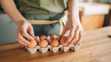 Eggs will stay fresher for longer and not go watery when stored in one specific place