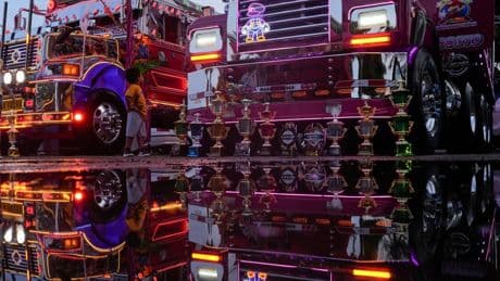 AP PHOTOS: Former US school buses get a second life in Panama