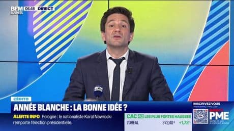 L'édito de Legendre: le scénario d'une année blanche, une bonne idée pour réduire le déficit de l'Etat?