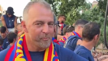 Hansi Flick, mejor entrenador de la temporada en LaLiga