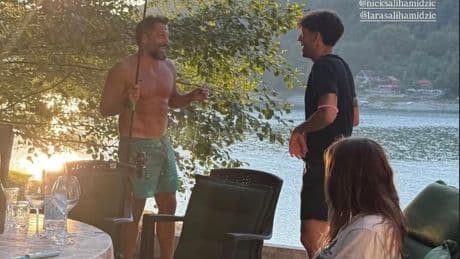 Beim Angeln in Bosnien - Brazzo zeigt seine Mega-Muckis!