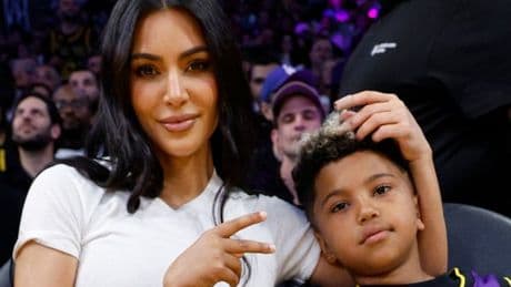 Kim Kardashian's son Saint steals her phone to post odd message to her 357m followers