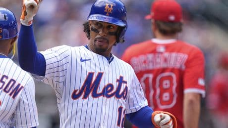 Pete Alonso, Francisco Lindor finally break out of brutal slumps to lead Mets to sweep over Angels