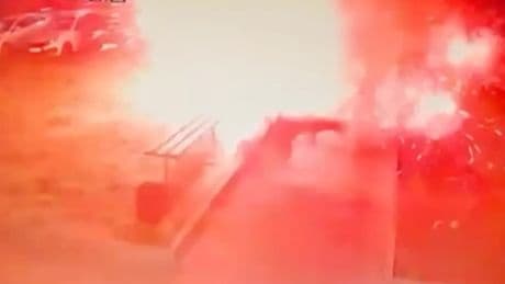 Dramatic moment Putin’s ‘war hero’ who led slaughter of Mariupol is killed in mysterious ‘suicide bomb attack’