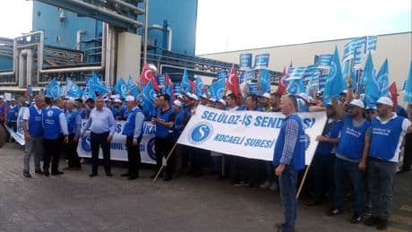 Lila Kağıt işçileri: Sözleşme sürecine örgütlü katılırsak kazanabiliriz