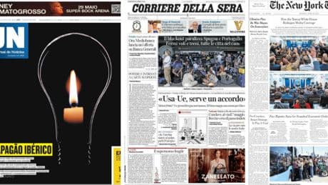 Revista de prensa: así se ha contado el apagón en los medios internacionales