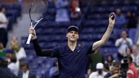 Tennis: Sinner rauscht ins Halbfinale der US Open