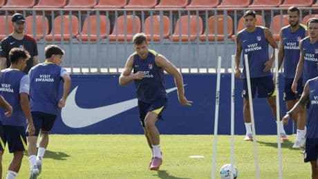 Simeone recupera otro jugador y sólo tendrá una baja para el Espanyol