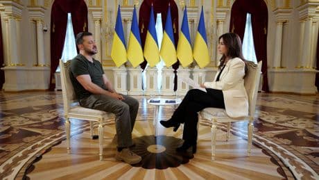 Face-to-face with Zelenskyy, his frustration is clear