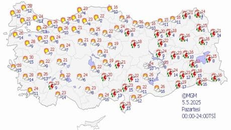 Meteoroloji uyardı: Ülkenin doğusuna kuvvetli yağış geliyor! Sel, fırtına ve doluya karşı dikkat