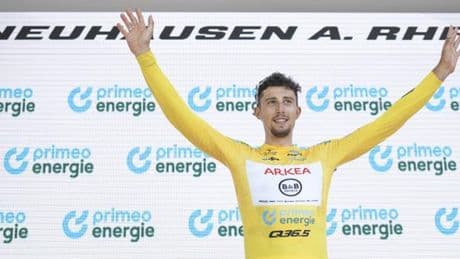 Le Français Kévin Vauquelin toujours leader du Tour de Suisse avant la dernière étape