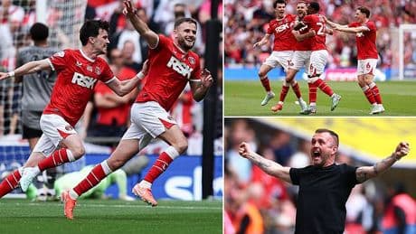 Charlton 1-0 Leyton Orient: Macaulay Gillesphey's free kick fires Addicks back to the Championship as Nathan Jones' side claim victory in the League One play-off final