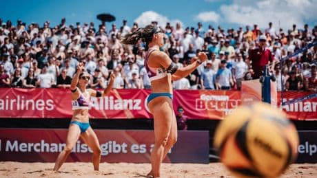 Beachvolleyball: Ein bisschen Olympia