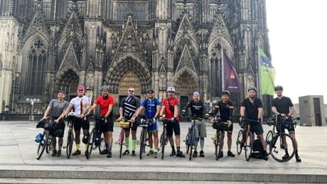 Benefizfahrt für bedürftige Senioren - Kölner radeln für Senioren bis nach Kopenhagen