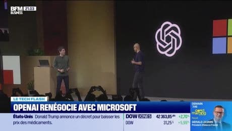 Le Tech Flash : OpenAI renégocie avec Microsoft, par Léa Benaim - 12/05