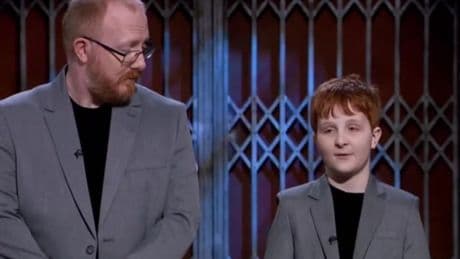 Dragon’s Den: Adorable moment son joins father to pitch sensory-friendly T-shirt