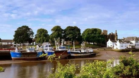 The Scottish harbour town near lovely beach that was named 'best place to retire'