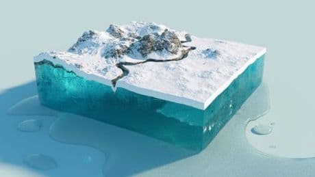 Geoengineering: Unterwasser-Barrieren und Partikel könnten Polareis nicht retten