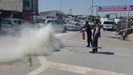 Malatya'da elektrik trafosunda yangın