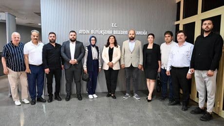 Başkan Çerçioğlu’na Aydın Gazeteciler Cemiyeti'nden ziyaret