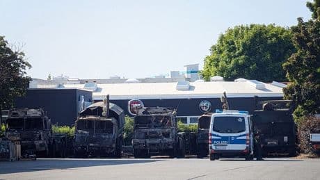 Ermittlungen: Ministerium: Zerstörte Lkw sollten nicht in die Ukraine