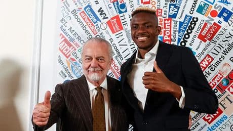 Aurelio De Laurentiis'ten Victor Osimhen açıklaması: 'Gerekli sözleşme koşullarını yerine getiren...'