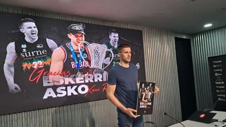 Xabi Rabaseda se despide del Bilbao Basket: «Lo que hacemos como profesionales se olvida, pero lo que hacemos sentir, permanece»