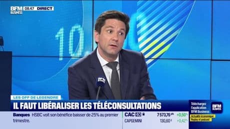 Les off de Legendre : Il faut libéraliser les téléconsultations - 29/04