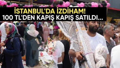 İstanbul'da indirim izdihamı! 100 TL'den kapış kapış gitti: Vatandaşlar fenalaştı, mağaza erkenden kapattı