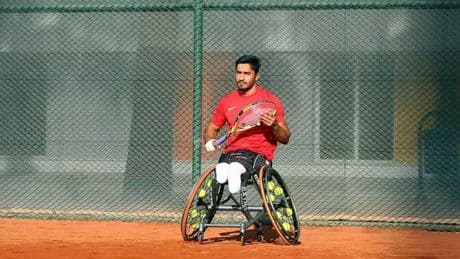 Milli para tenisçi Ahmet Kaplan, Wimbledon'da yarı finale yükseldi