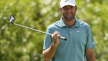 Scheffler storms into three-shot lead in PGA Championship with another major in sight