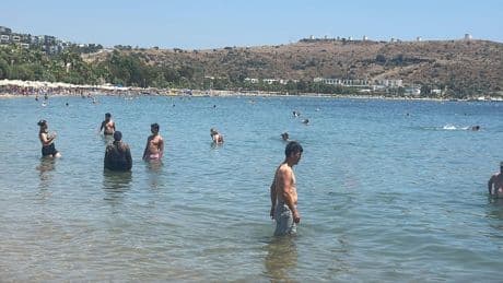 Bodrum'da hava sıcaklığı 44 dereceye ulaştı