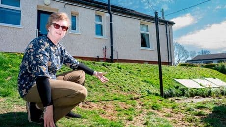 Crossmichael woman left with 'disgusting' raw sewage in her garden for nearly a week