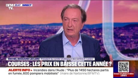 "De toute concurrence, j'ai peur": Michel-Édouard Leclerc, président du comité stratégique de E.Leclerc, s'exprime sur la concurrence
