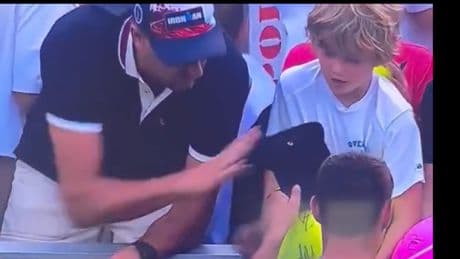 Live-Aufreger bei US Open - Polnischer CEO klaut Jungen die signierte Mütze