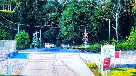 Video captures moment West Coast Express strikes truck at crossing