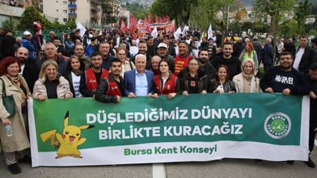 Bursa’da 1 Mayıs coşkusu