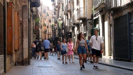 Girona estudiará los recorridos de los turistas por el Barri Vell