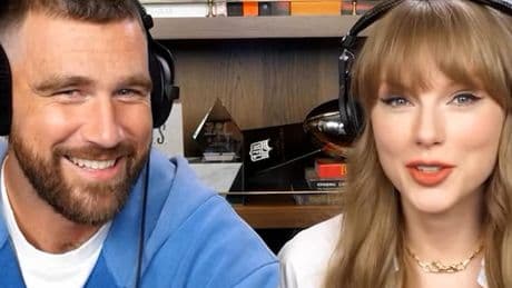 Taylor Swift unveils first glimpse of 12th album cover on Travis Kelce’s podcast