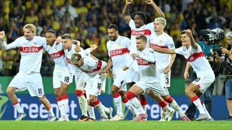 DFB-Pokal: Stuttgart bezwingt Braunschweig nach torreichem Spiel im Elfmeterschießen