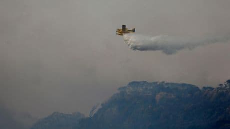 Más de cien efectivos trabajan para controlar el incendio de Tarifa