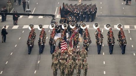 The Army turns 250. Trump turns 79. Cue funnel cakes, festive bling, military might — and protest