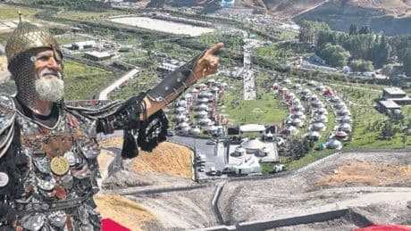 Alparslan’ın torunları Malazgirt’te otağı kurdu