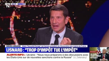 Augmentation des impôts: "Aujourd'hui, on a une fiscalité qui détériore le service public", affirme David Lisnard (président de l'Association des maires de France)