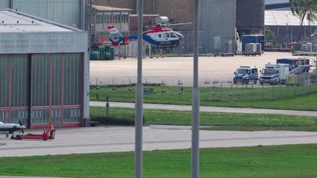 Bau-Pfusch in Hamburg - Bodenbelag macht Polizei-Helis Probleme