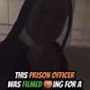 Moment female prison officer 'twerked' for leering inmate after flirting with him on video filmed on mobile phone through jail cell bars