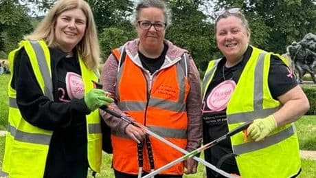 Litter pickers stage successful clean-up at busy Blantyre riverside