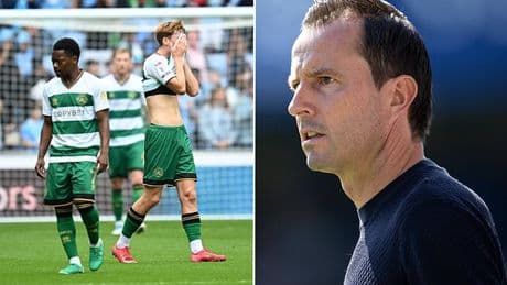 Furious QPR fans demand sacking of Julien Stephan - just four games into his reign - after narrowly avoiding unwanted Championship record in 7-1 thrashing by Coventry
