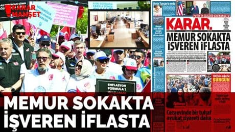 Memur sokakta işveren iflasta