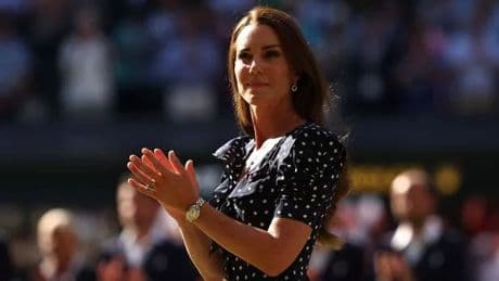 Copy Princess Kate's most iconic Wimbledon look with this ‘very flattering’ polka-dot shirt dress